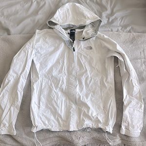 White North Face Windbreaker